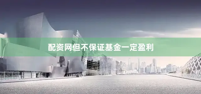 配资网但不保证基金一定盈利